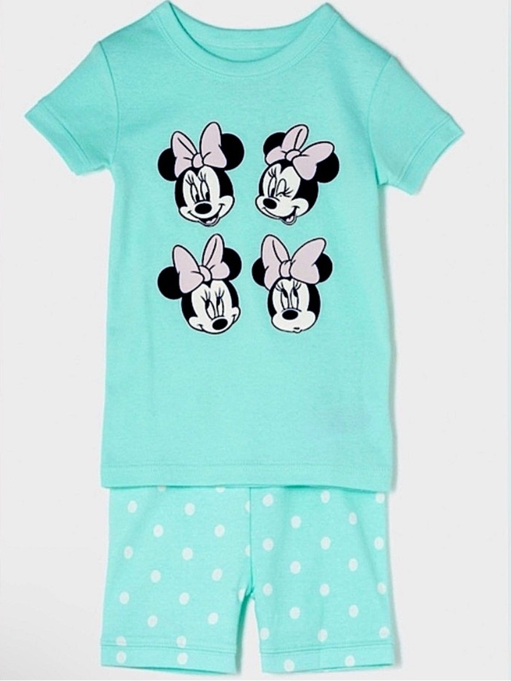 Gap Pajama Disney Minnie Mouse 100 Organic Cotton PJ Set 6 12 month girls mickey